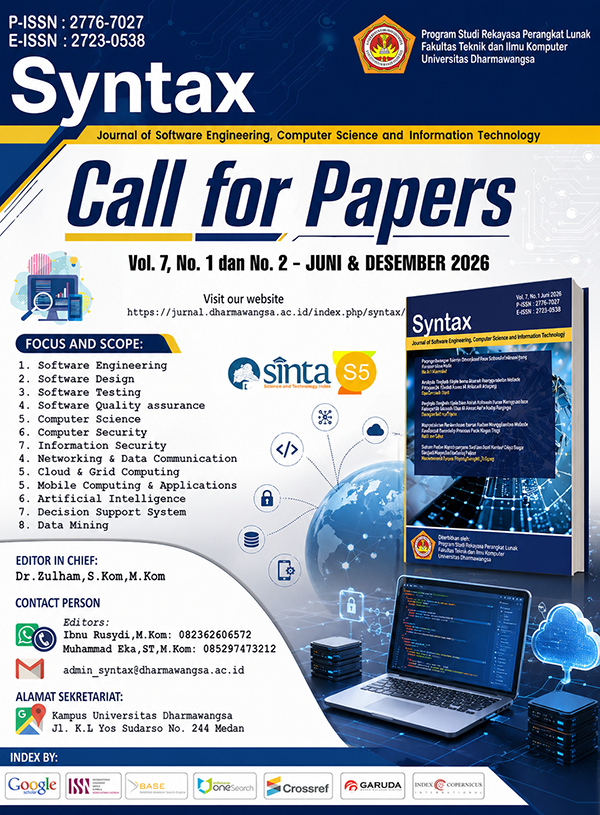 Call for Paper Syntax Journal